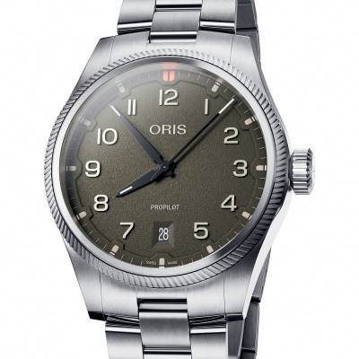 Khaki ProPilot Date Watch 01 733 7805 4167-07 8 20 04LC - Oris