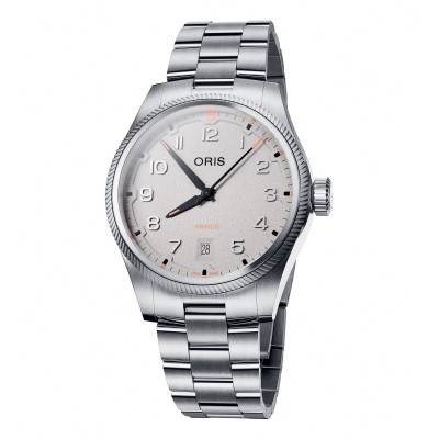 ProPilot Date Chalk 01 733 7805 4163-07 8 20 04LC Watch - Oris