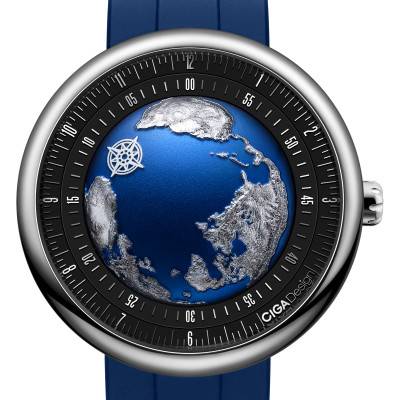 Montre Série U - Blue Planet II Atlantic Stainless Steel U039-SU01-W6U - Ciga Design