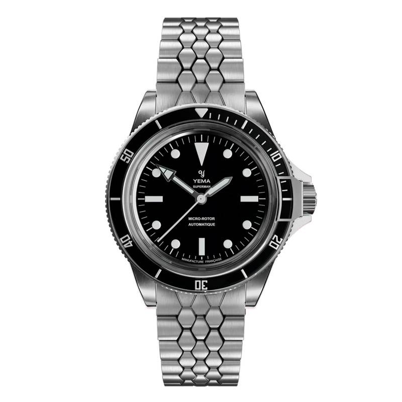 Black Superman Slim CMM.20 Watch - Yema