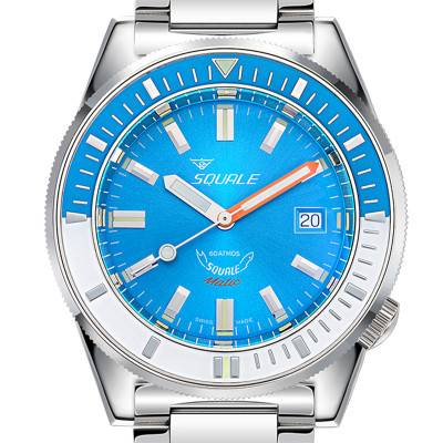 Montre Matic Light Blue Bracelet MATICXSE.SQ22L - Squale