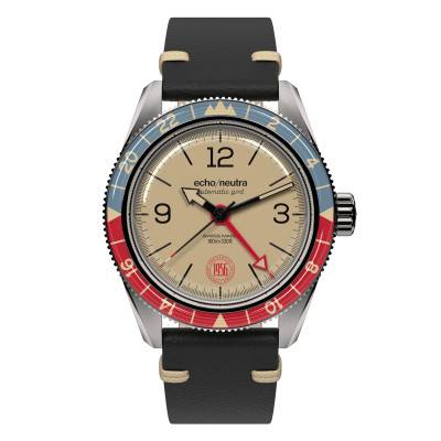 Montre 1956 GMT Khaki - Echo/Neutra