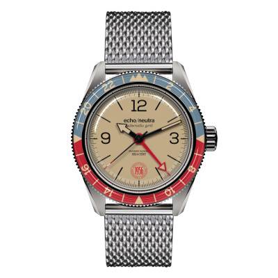 Montre 1956 GMT Khaki - Echo/Neutra