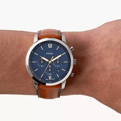 Montre Neutra Chronographe Cuir FS5453 - Fossil