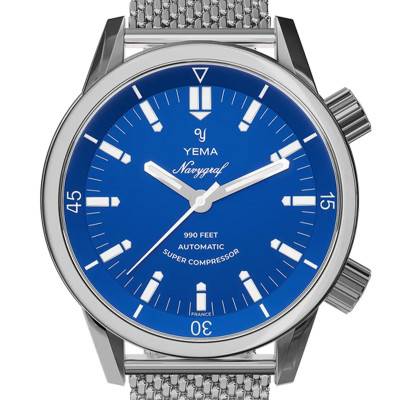 Montre Navygraf Supercompressor Bleue YNAV24SC-G - Yema