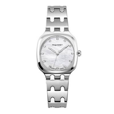 Montre Concorde Nacre Index 12 Diamants Véritables 30mm 9042503 - Pequignet