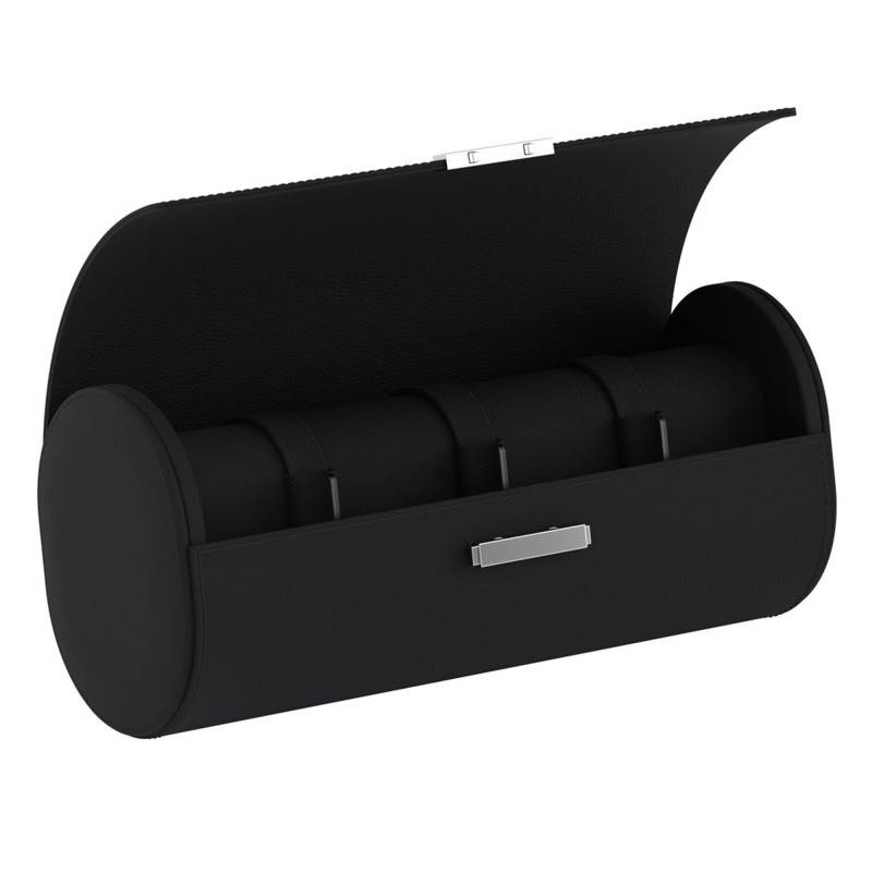 Pochette pour montres Noir 04064.BSIL - Scatola del Tempo