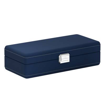 Boîte à montres Valigetta 4 Blue/Off-White 05002.BLWSIL - Scatola del Tempo