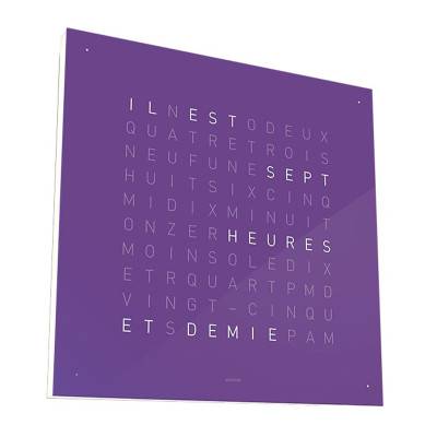 Horloge Earth 45 : Frozen Blackberry QT4SEFB (Suédois) - Qlocktwo