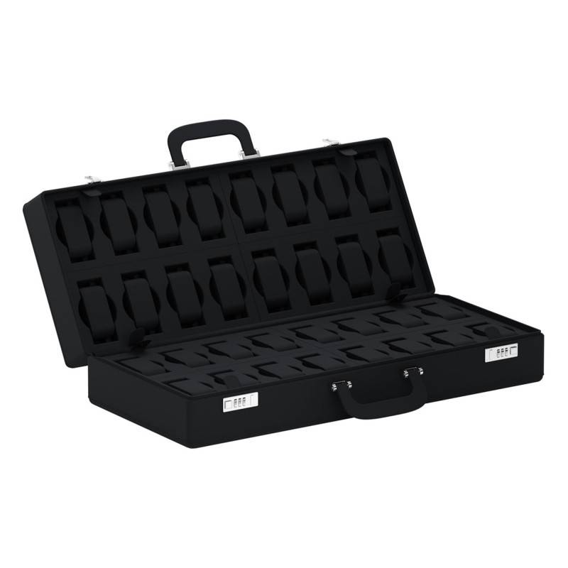 Boîte à montres Valigetta 32 Noire 05010.BSIL - Scatola del Tempo