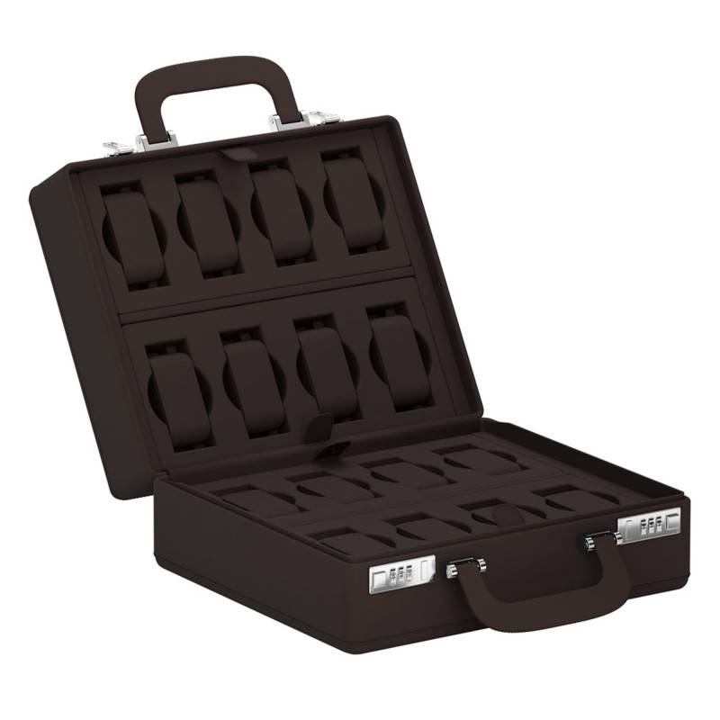 Boîte à montres VALIGETTA 16 CHOCOLAT 05011.MSIL - Scatola del Tempo