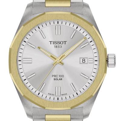 PRC 100 Solar 39mm Watch T1514222203100 - Tissot