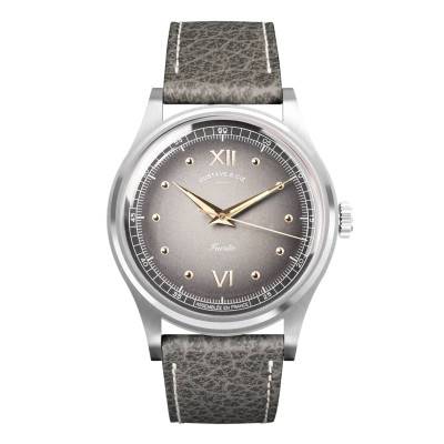 Léon 12H Silver & Grey Watch - Gustave & Cie
