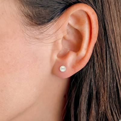 Boucles d'Oreilles Perles & Argent 925 - Emanessence