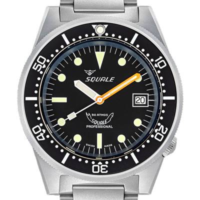 Montre 1521 Black Blasted Bracelet 1521BKBL.SQ20S - Squale