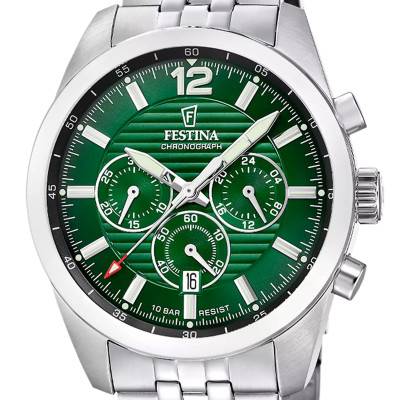 Timeless Chronograph Watch F20742/5 - Festina