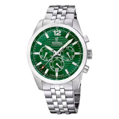 Timeless Chronograph Watch F20742/2 - Festina