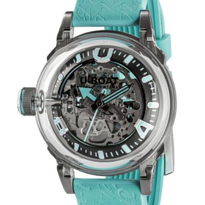 Montre U65 Automatic 44mm SS Turquoise 3345 - U-Boat
