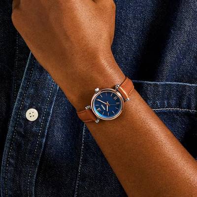 Montre Carlie Mini Cuir Marron ES4701 - Fossil