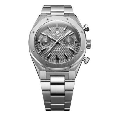 F77 Chrono Mecaquartz Grey 68001Q Watch - Nivada Grenchen