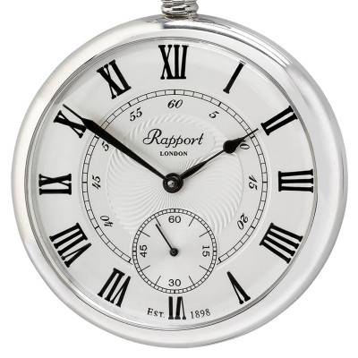Montre à gousset Open-Faced argenté PW23 - Rapport London