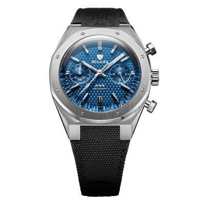 F77 Chrono Mecaquartz Blue Watch 68000Q - Nivada Grenchen