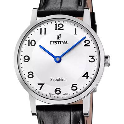 Women's Swiss Made F20013/5 wall clock - Festina Swiss Made