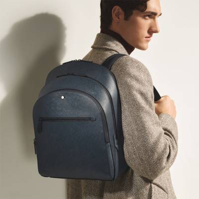 Sartorial Leather Medium Backpack with 3 Compartments MB220335 - Montblanc