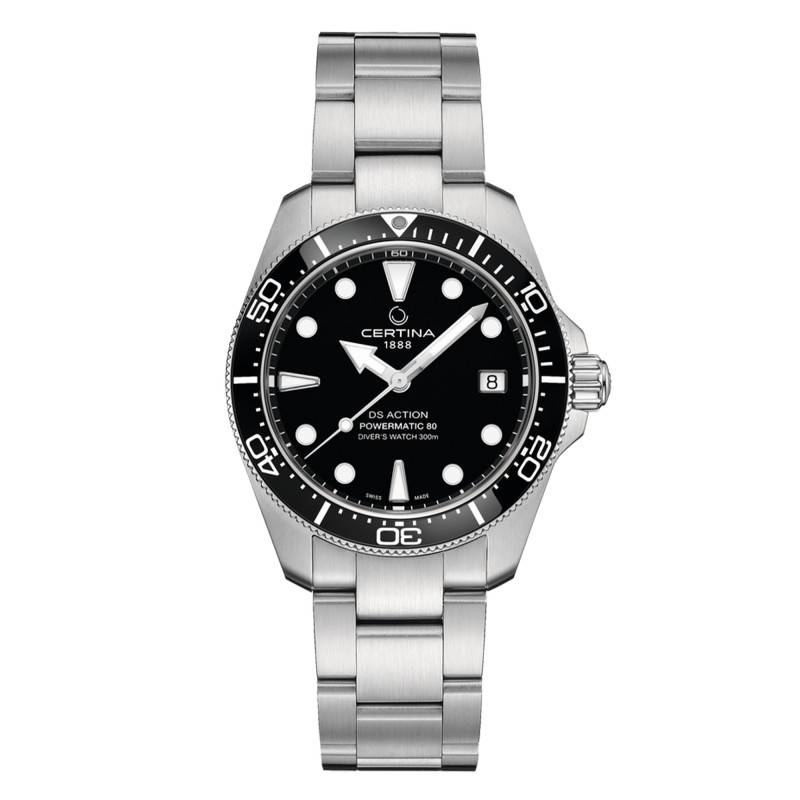 DS Action Diver 38mm Powermatic 80 Watch C0488071105100 - Certina