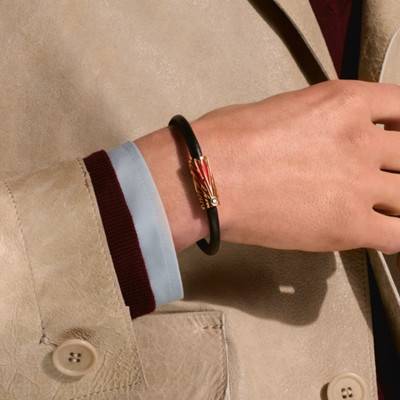 Meisterstück The Origin Soft Leather Bracelet, Length 17.5 cm to 18.5 cm - MB132974 - Montblanc