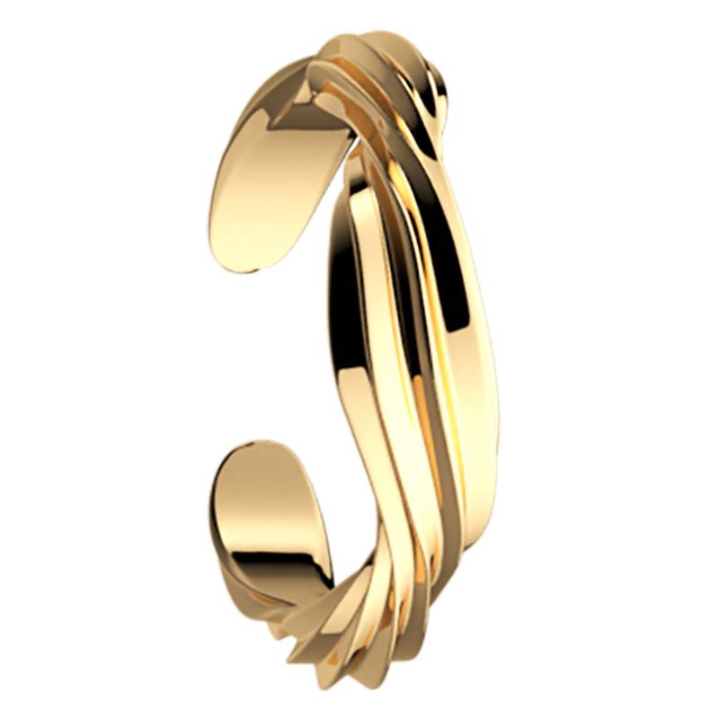 Gold-Plated Brass Sahara Open Ring - Les Georgettes