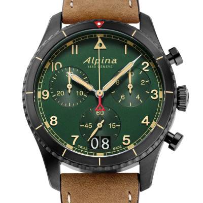 Startimer Pilot Watch AL-372GR4FBS26 - Alpina