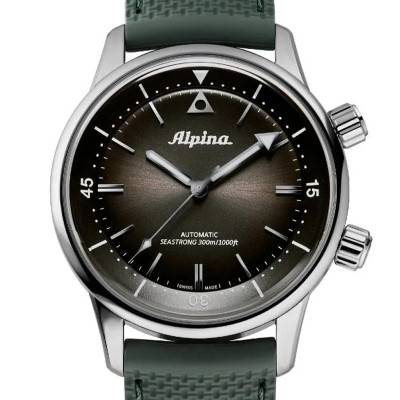 Montre Seastrong Diver Heritage Green AL-520GR4H6 - Alpina