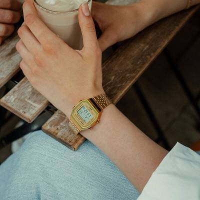 Casio Vintage Gold-Tone Resin Smartwatch ABL-100WEG-9AEF - Casio Vintage