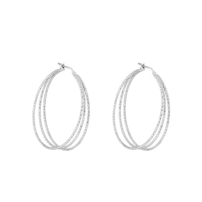 925 Silver Hoop Earrings - Emanessence