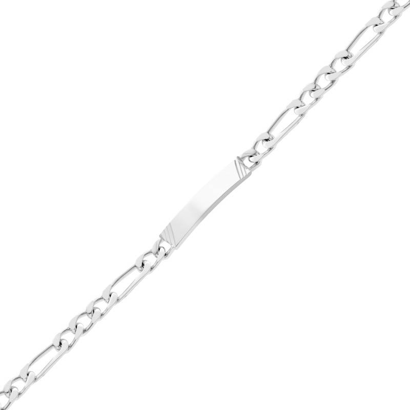 925 Silver Triple Alternating Oval Link Chain Bracelet, Length 20 cm - Emanessence