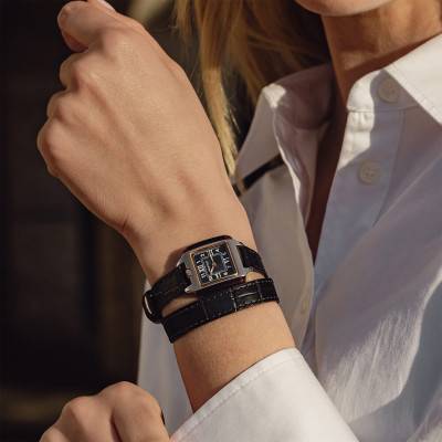 Montre Streamliner Kennedy Small Square HM Quartz 252025.PRA.T.1.NB - Briston