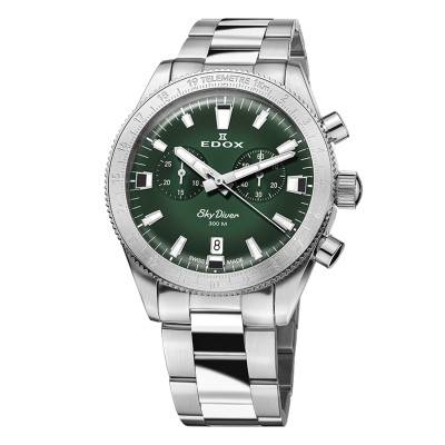 Skydiver Chronograph 10116-3-VIDN Watch - Edox