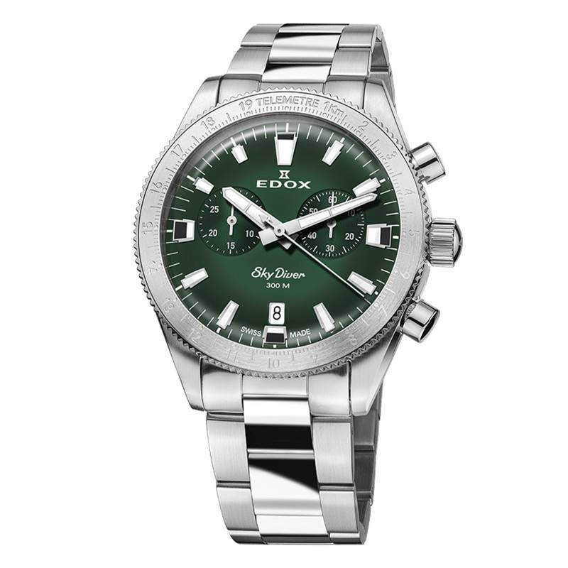 Skydiver Chronograph 10116-3-VIDN Watch - Edox