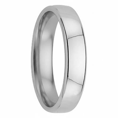 Alliance Ruban Confort Beethoven en Palladium 950, Largeur 4 mm - Viggo Sorensen