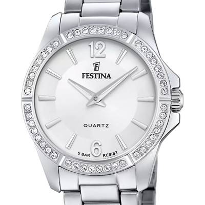 White Mademoiselle Watch 34.50mm F20593/1 - Festina
