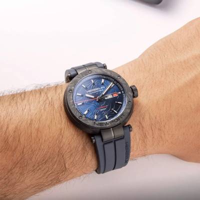 Newport Carbon Titanium Automatic Watch 1788CTN15CB - Herbelin