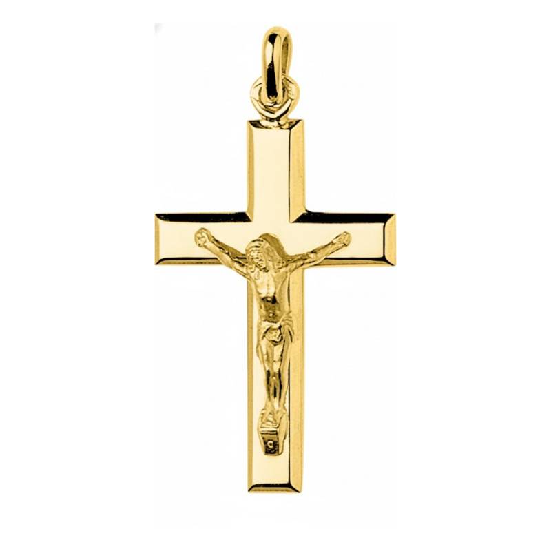Gold-Plated Christ Cross Pendant - Emanessence