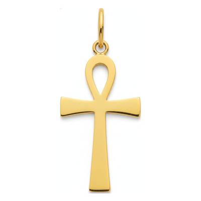 Croix Égyptienne en Plaqué Or - Emanessence