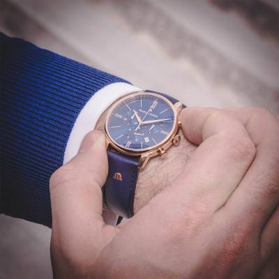 Montre Eliros Chronograph 40mm EL1098-PVP01-411-1 - Maurice Lacroix