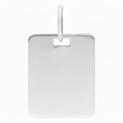 925 Silver Engravable Plate Pendant - Emanessence