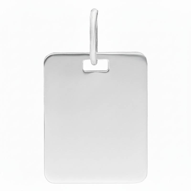 925 Silver Engravable Plate Pendant - Emanessence