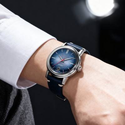 Urban Enamel Azura Automatic Watch URB-RTO-BLU - Undone