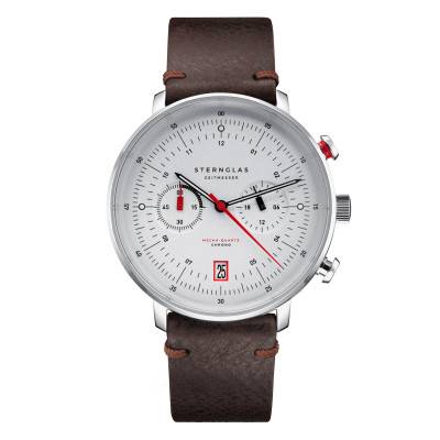 Hamburg Chrono Silver Watch S01-HC10-VI11 - Sternglas