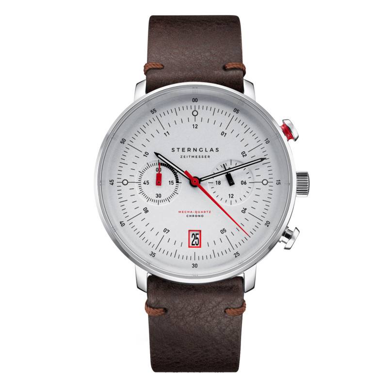 Hamburg Chrono Silver Watch S01-HC10-VI11 - Sternglas